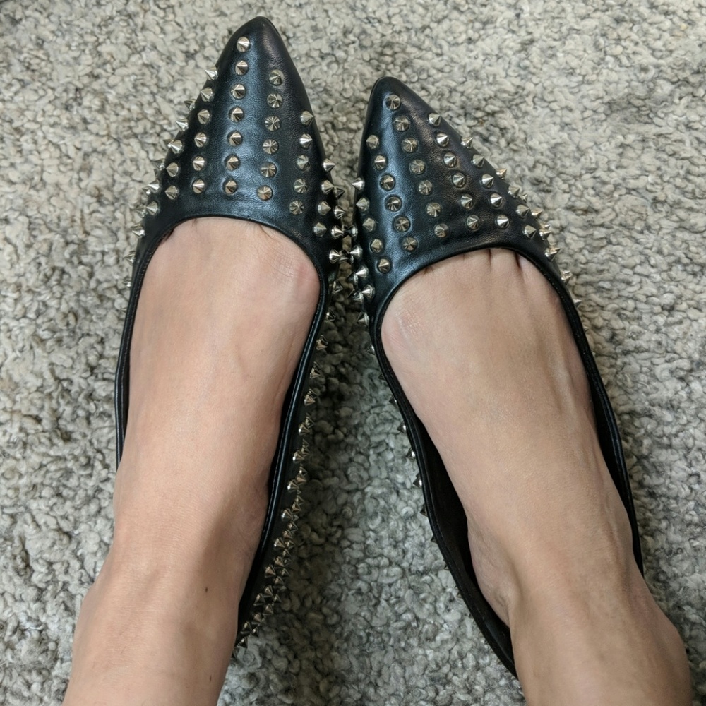 Asos Spiked Flats - Size 8
